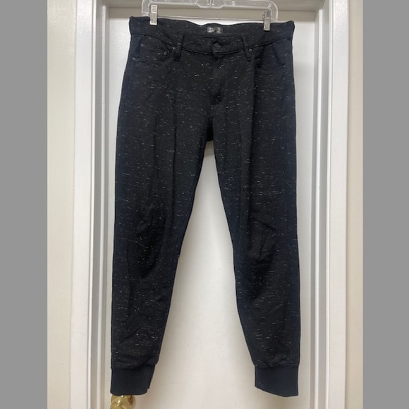 MOTHER The Trainer Track Joggers Pants Black Sky Pirate - Picture 3 of 13